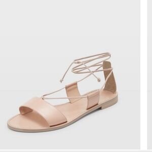 Club Monaco lace up  leather‎ sandals
